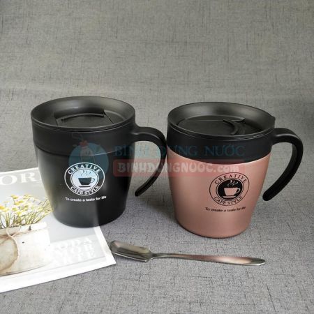 Ly giữ nhiệt cafe inox sus 304 330ml