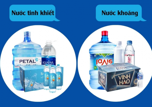 Nên chọn uống nước khoáng thiên nhiên hay nước tinh khiết ?
