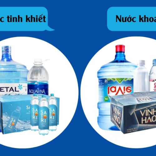 Nên chọn uống nước khoáng thiên nhiên hay nước tinh khiết ?