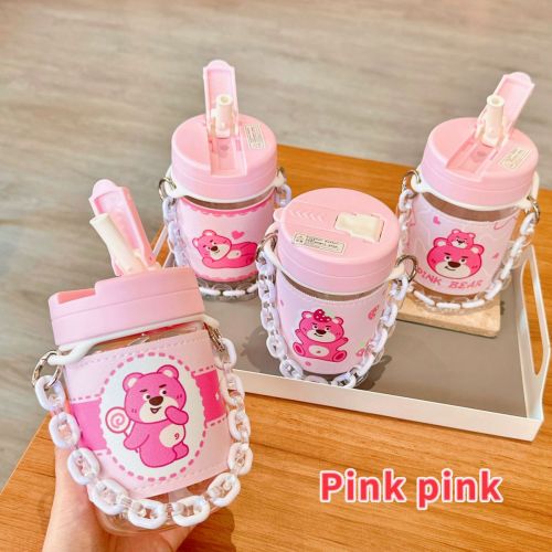 Bình đựng nước hình gấu 450ml