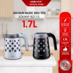 Ấm đun nước siêu tốc Sokany Ấm đun nước siêu tốc Sokany