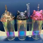 Ly đựng nước 2 lớp Meow