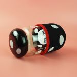 Bình đựng nước thủy tinh hình nấm 300ml Bình đựng nước thủy tinh hình nấm 300ml