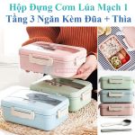 Hộp đựng cơm nhựa lúa mạch