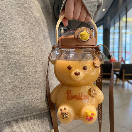 Bình đựng nước gấu smile
