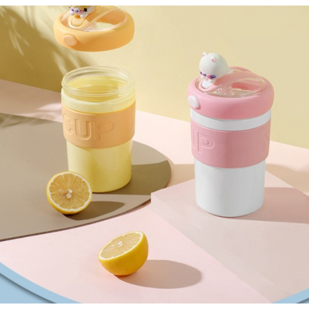 Ly đựng nước Bobo nắp thú cưng