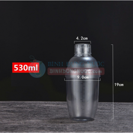 Bình lắc pha chế shaker 530ml