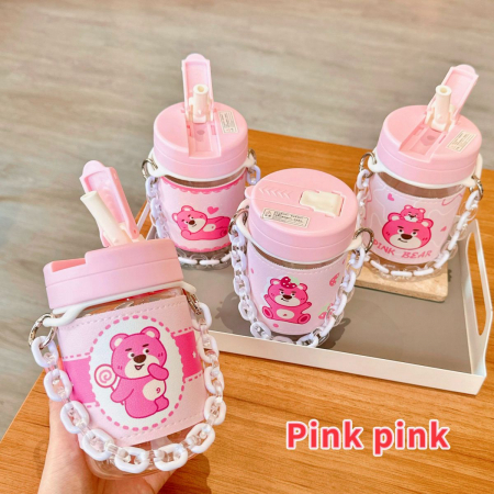 Bình đựng nước hình gấu 450ml