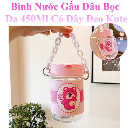 Bình đựng nước hình gấu 450ml