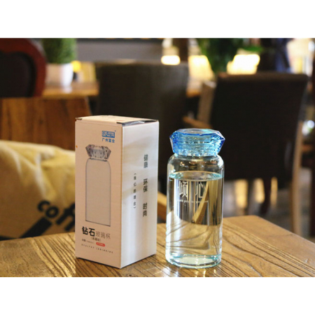 Bình thủy tinh nắp kim cương 350ml