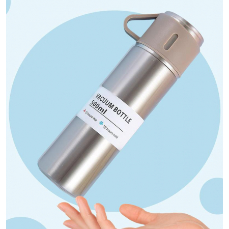Set bình giữ nhiệt 500ml và 2 ly