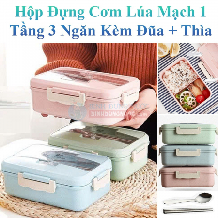 Hộp đựng cơm nhựa lúa mạch