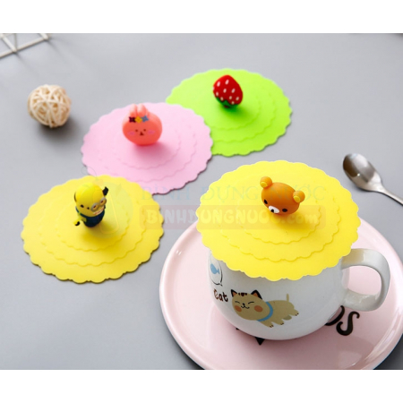 Nắp đậy ly nước silicon